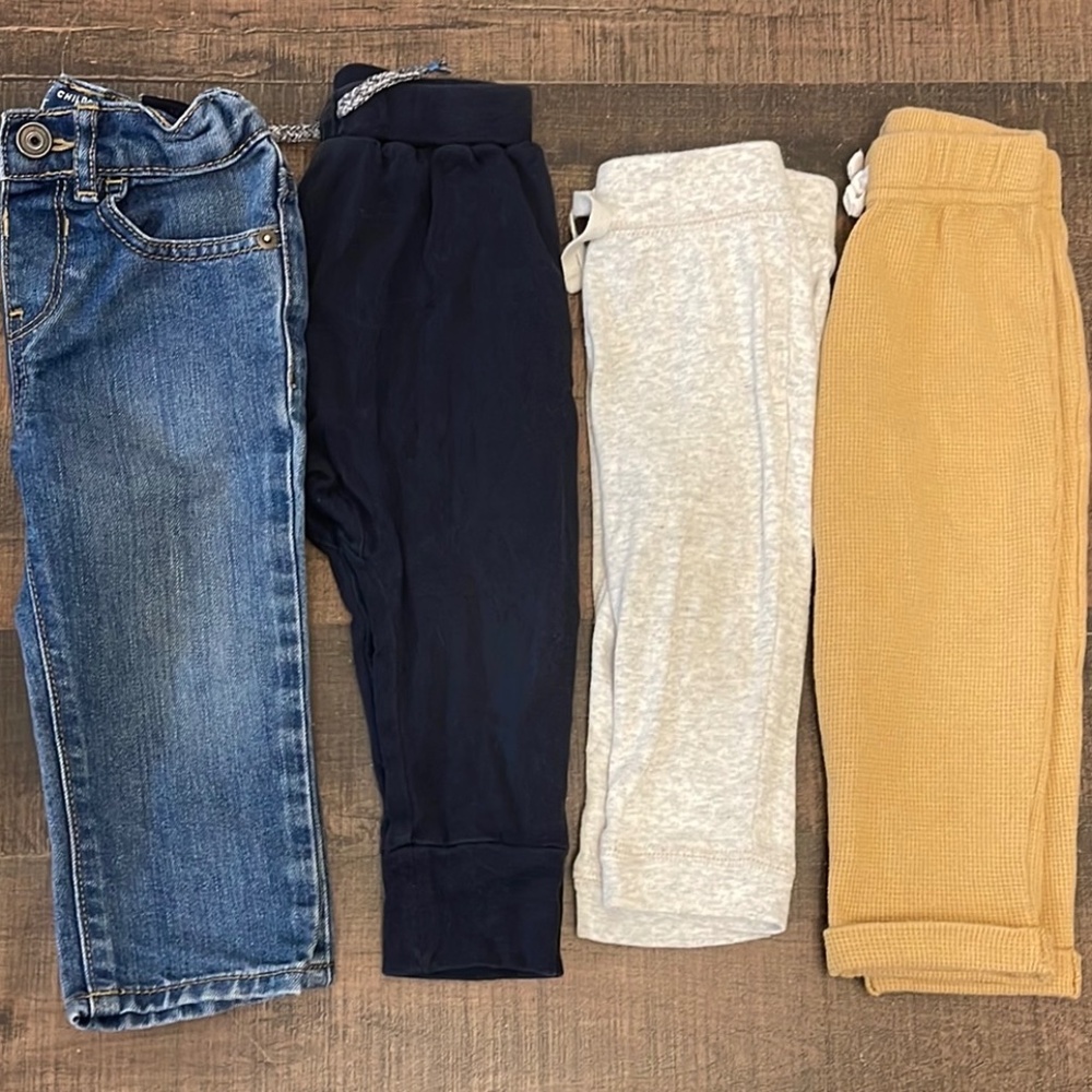 Size 12-18 months jeans, leggings and jogger pants